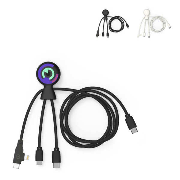 Xoopar Mr. Bio Long Multi Kabel USB-C 1 Meter