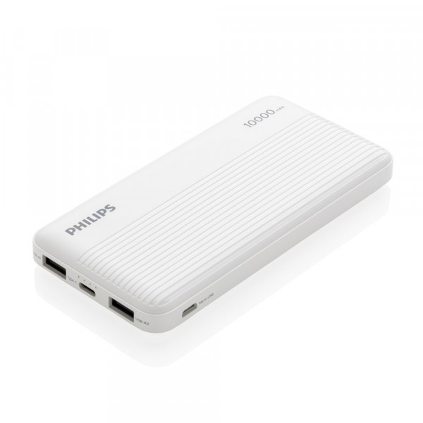 Philips 10.000 mAh platte powerbank